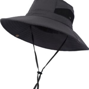 Happon fishing Boonie hicking Gray Outdoor Sun Hat NEW